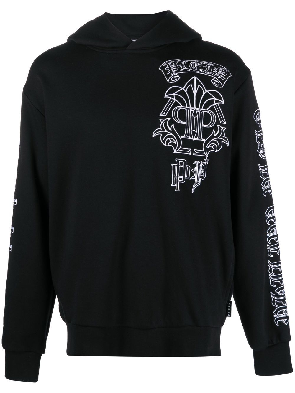 Philipp Plein Hoodie mit Totenkopf-Print - Schwarz von Philipp Plein