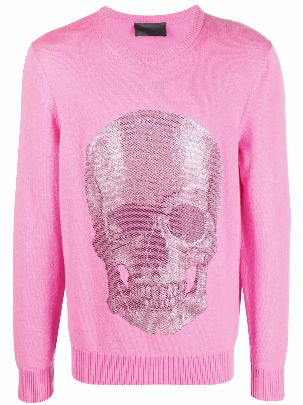 Philipp Plein Iconic Skull Pullover - Rosa von Philipp Plein