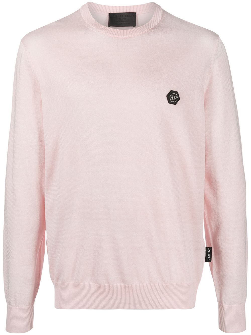 Philipp Plein Sweatshirt mit Logo-Patch - Rosa von Philipp Plein