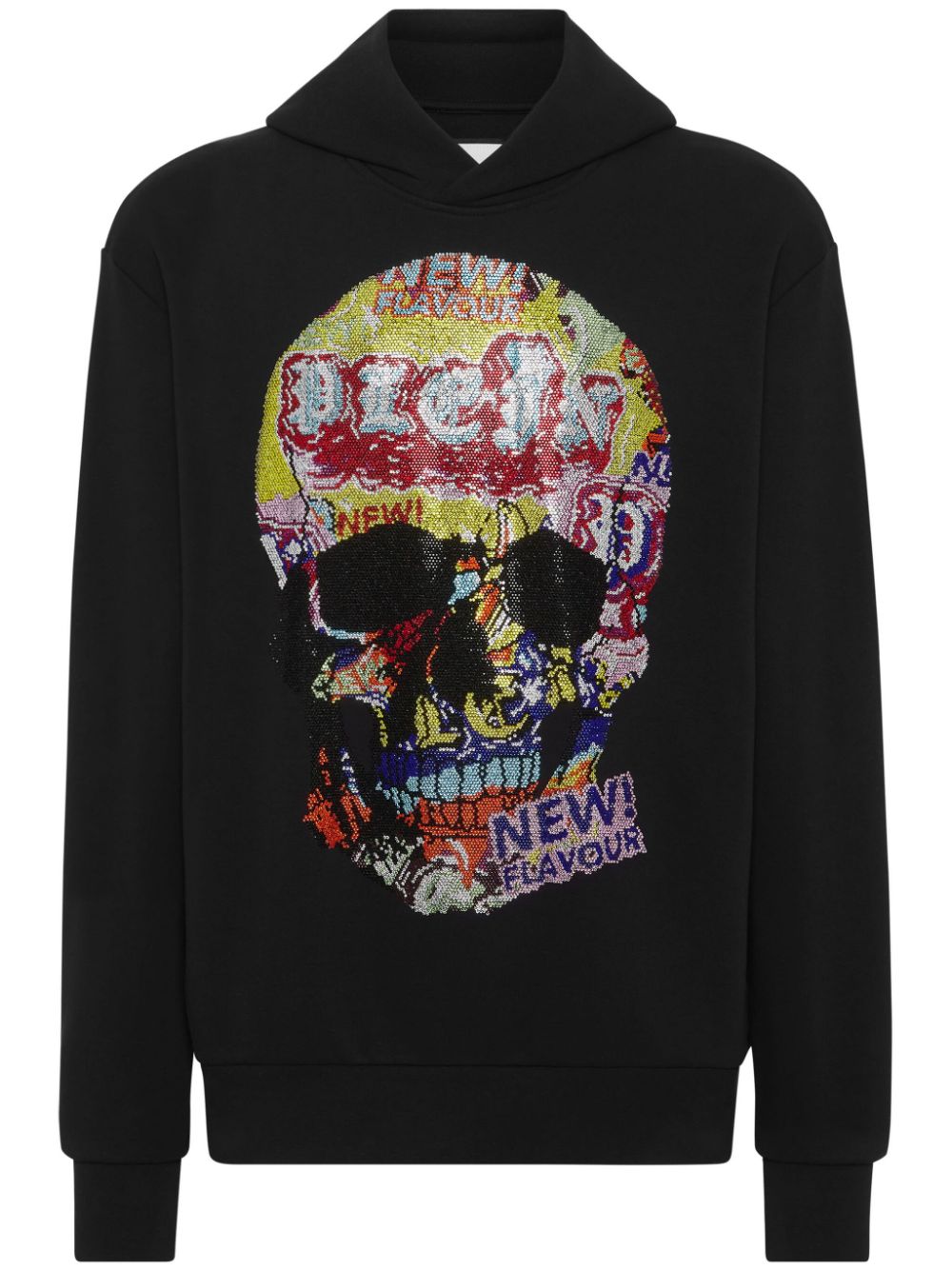 Philipp Plein Tutti Frutti Hoodie mit Kristallverzierung - Schwarz von Philipp Plein