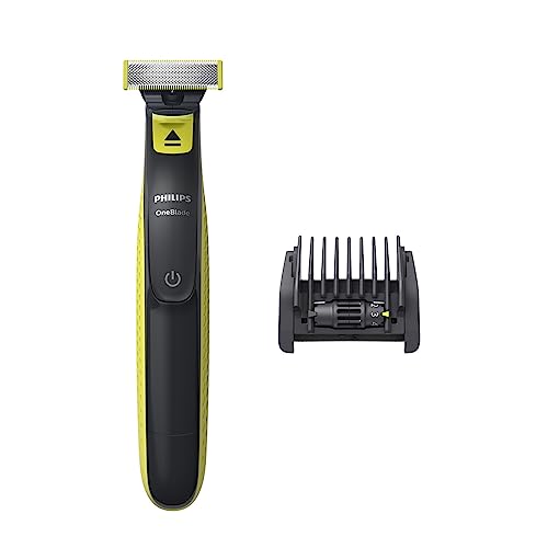 Philips OneBlade verfügt über einen 5-in-1 verstellbaren Kamm, Trimmer, Rasierer und Elektrorasierer für Herren, QP2724/20. von PHILIPS