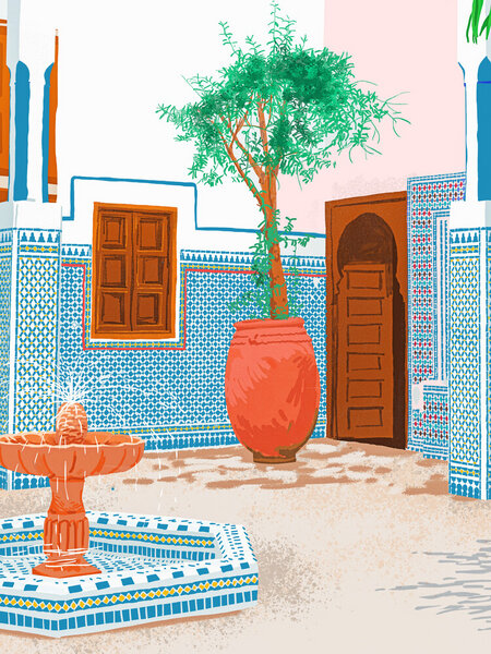 Photocircle Poster / Leinwandbild - Moroccan Villa von Photocircle