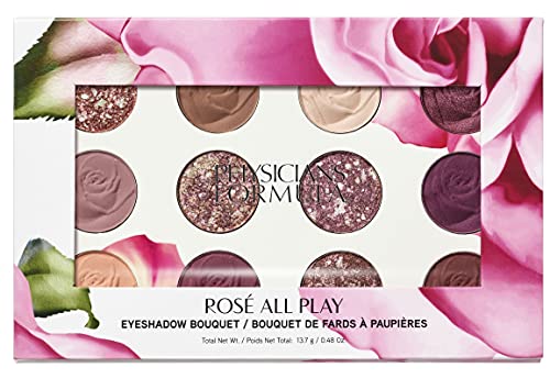 Physicians Formula - Rosé All Play Eyeshadow Bouquet - Make-up Lidschatten Palette, erleuchtend, mit weicher und cremiger Textur - Formel mit Rosen-Extrakt, Goji und Kirschpflaume - Rosé von Physicians Formula