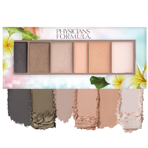 Physicians Formula, Matte Monoi Butter Eyeshadow, Nude Lidschattenpalette mit mattem Finish, mit Monoi Butter, Murumuru Butter, Cupuaçu Butter, Tucuma Butter, Matte Blushed Nude von Physicians Formula