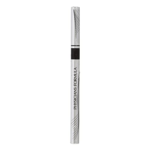 Physicians Formula Eye Booster Super Slim Liquid Eyeliner, Wasserfester Eyeliner in Schwarz mit einem Wirkstoffkomplex für Stärkere Wimpern, Natürliches Finish, für Sensible Haut Geeignet, Ultra Black von Physicians Formula