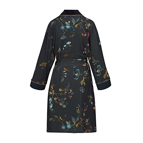 PiP Studio Nisha Kimono Kawai Flower dark blue L von PiP Studio