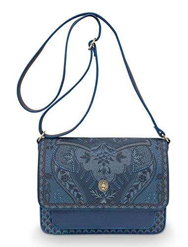 PiP Studio Cross Body Flap Kyoto Festival Denim Blue 25x7x20cm von PiP Studio