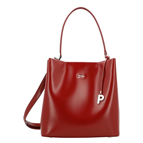 Picard Schultertasche Berlin für Damen aus Rindsleder in der Farbe Rot, 27x27x14cm, 5112549087 von Picard