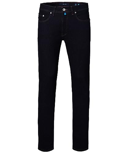 Pierre Cardin Herren 5-Pocket Lyon Tapered Jeans, Blue/Black Stonewash, 32W / 36L von Pierre Cardin