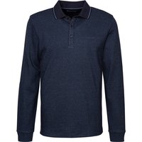 Pierre Cardin Herren Polo-Shirt blau Baumwoll-Jersey von Pierre Cardin