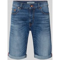 Pierre Cardin Jeansshorts mit Eingrifftaschen Modell 'Lyon' in Jeansblau, Größe 38 von Pierre Cardin