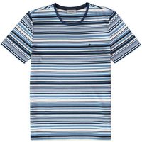 Pierre Cardin Herren T-Shirt blau Baumwolle von Pierre Cardin