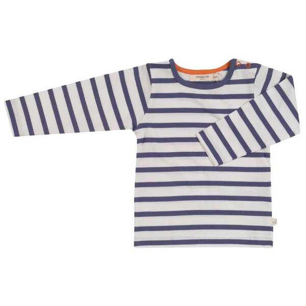 Pigeon by Organics for Kids Kinder-Langarmshirt "Longsleeve Breton stripe" von Pigeon by Organics for Kids