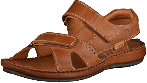 Pikolinos Flache Sandalen in Leder TARIFA für Männer Farbe Marrón von Pikolinos