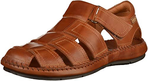 Pikolinos Flache Sandalen in Leder TARIFA für Männer Farbe Marrón von Pikolinos