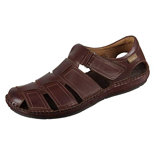 Pikolinos Flache Sandalen in Leder TARIFA für Männer Farbe Marrón von Pikolinos