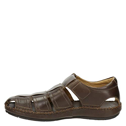 Pikolinos Flache Sandalen in Leder TARIFA für Männer Farbe Marrón von Pikolinos