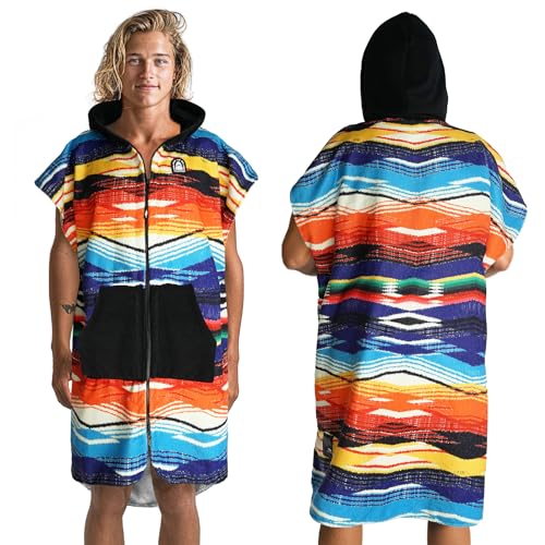 Pilotfish Ultra-saugfähiger Surf-Poncho, Wickelmantel mit Kapuze, weich, schnell trocknend, Mikrofaser, Kapuzenwickeltuch mit Tasche, Unisex-Strandtuch zum Surfen, Schwimmen, Pool, Herren/Damen, Größe Pilotfish Ultra-saugfähiger Surf-Poncho, Wickelmantel mit Kapuze, weich, schnell trocknend, Mikrofaser, Kapuzenwickeltuch mit Tasche, Unisex-Strandtuch zum Surfen, Schwimmen, Pool, Herren/Damen, Größe von Pilotfish