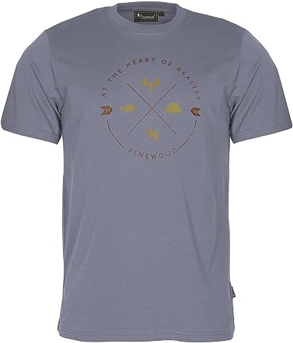 Pinewood 5321 Finnveden Trail T-Shirt Herren Shadow Blue (360) XL von Pinewood