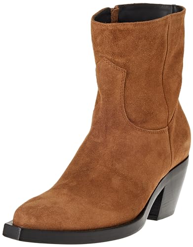 Pinko Damen Mozart Texano Suede Westernstiefel, L15 Tabakbraun, 36 EU von Pinko