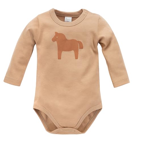 Pinokio Baby - Jungen Pinokio Bodysuit met Lange mouwen Underwear, Brown Horse, 74 EU von Pinokio