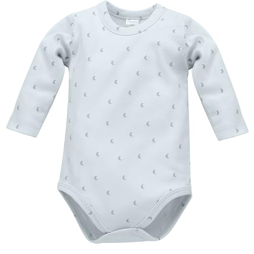 Pinokio Baby - Jungen Pinokio Long-Sleeved Bodysuit Underwear, Blue Hello Moon, 62 EU von Pinokio