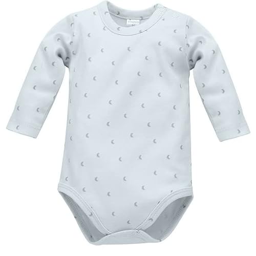 Pinokio Baby - Jungen Pinokio Long-Sleeved Bodysuit Underwear, Blue Hello Moon, 80 EU von Pinokio