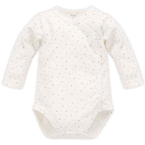 Pinokio Baby - Mädchen Bodysuits Long Sleeve Buttoned Underwear, Ecru Polka Dot Magic, 68 EU von Pinokio