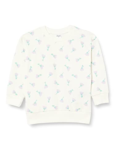 Pinokio Baby - Mädchen Fun Time, 100% Cotton Blue, Boys Gr. 68-122 Sweatshirt, Ecru Flowers Lilian, 116 EU von Pinokio