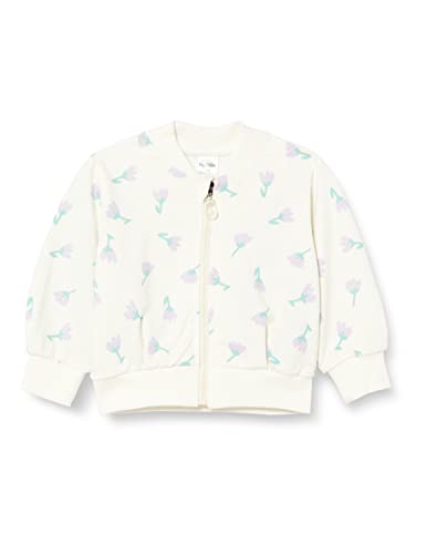 Pinokio Baby - Mädchen Jacket Sweatshirt, Ecru Flowers Lilian, 80 EU von Pinokio