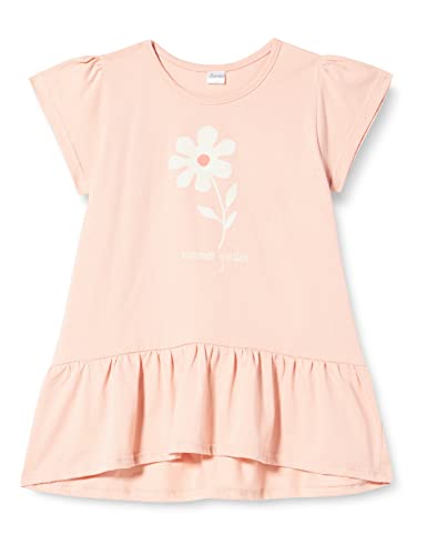 Pinokio Baby - Mädchen Short Sleeve Tunic Shirt, Pink Summer Garden, 74 EU von Pinokio