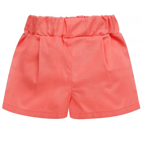 Pinokio Baby - Mädchen Wooven Shorts, Pink Summer Garden, 86 EU von Pinokio
