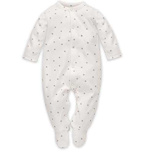 Pinokio Baby Overall Hello, 100% cotton ecru with suns, Unisex Gr. 50-74 (68) von Pinokio