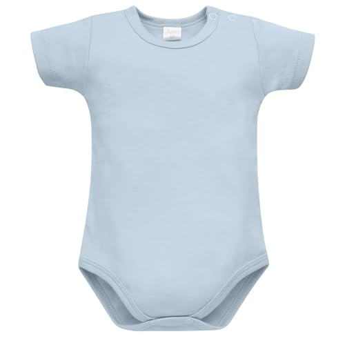 Pinokio Body Kurzarm, Lovely Day, blau, Unisex 62-92 (92) von Pinokio