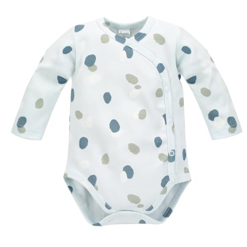 Pinokio Bodysuit Fun TIME, 100% Cotton, Blue with Baloons, Boys 56-74 (68) von Pinokio