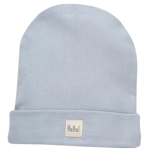 Pinokio Mütze Hello, 100% Baumwolle, Blau, Jungen, Gr 34-47(44) von Pinokio