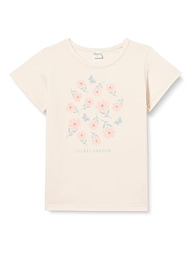 Pinokio Tshirt Summer Garden, 100% Cotton, Peach, Girls 62-122 (92) von Pinokio