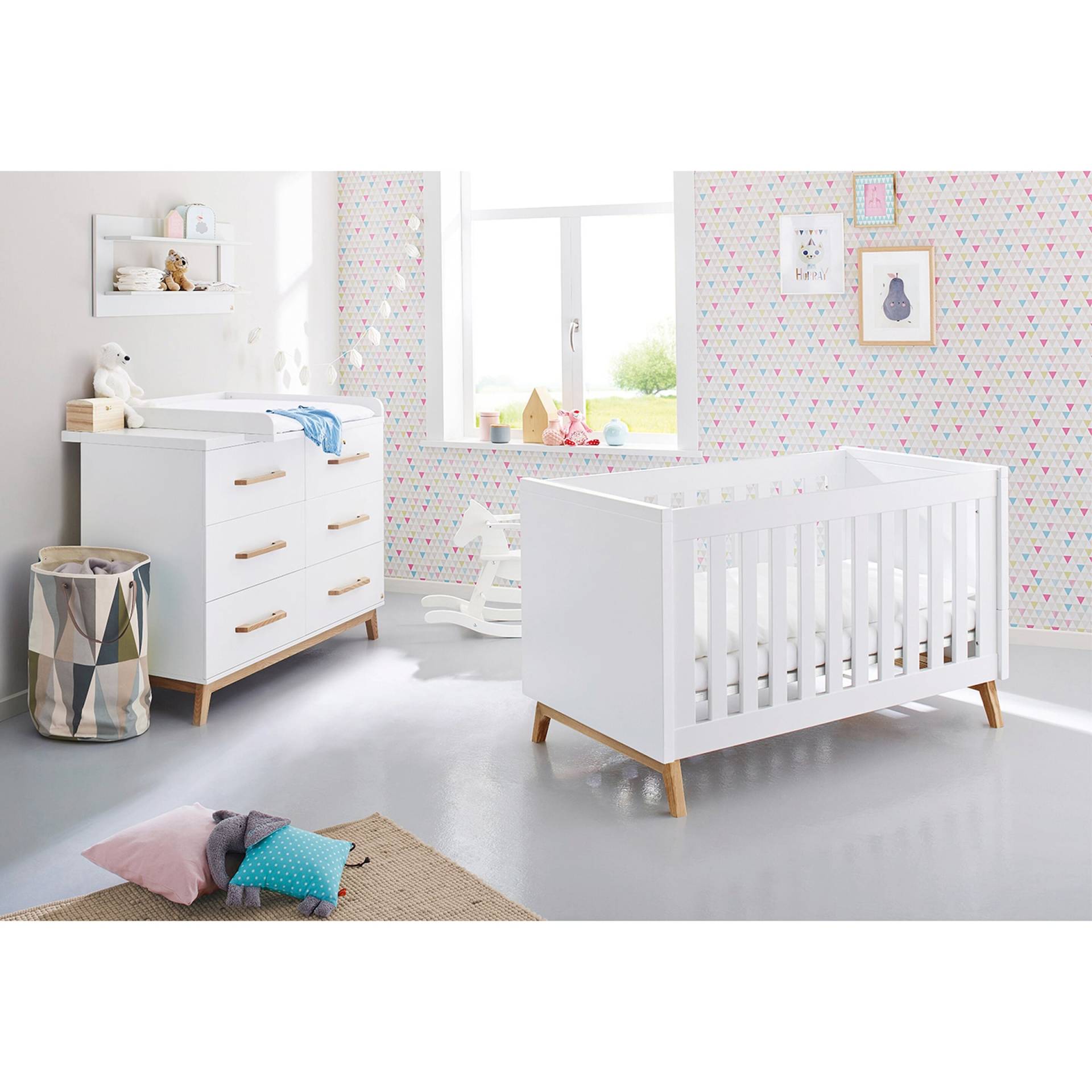 Pinolino 2-tlg. Babyzimmer Riva extrabreit von Pinolino