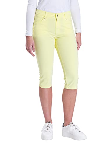 Pioneer Damen Betty-Capri Shorts, High Visible Yellow (2102), 36 von Pioneer