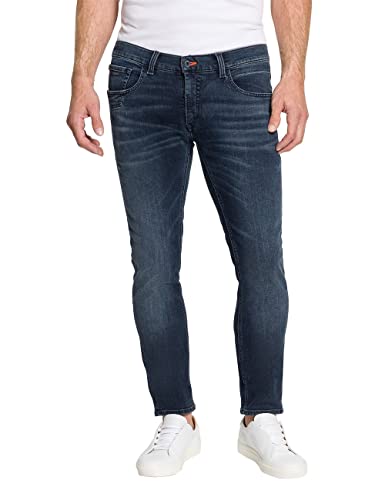 Pioneer Herren Hose 5 Pocket Stretch Denim Jeans, Blue/Black Fashion Vintage, 34W / 30L von Pioneer