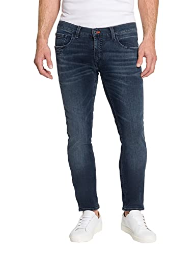 Pioneer Herren Hose 5 Pocket Stretch Denim Jeans, Blue/Black Fashion Vintage, 36W / 32L von Pioneer