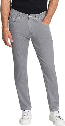Pioneer Herren Hose 5 Pocket Stretch Denim Jeans, Light Grey Stonewash, 31W / 32L von Pioneer
