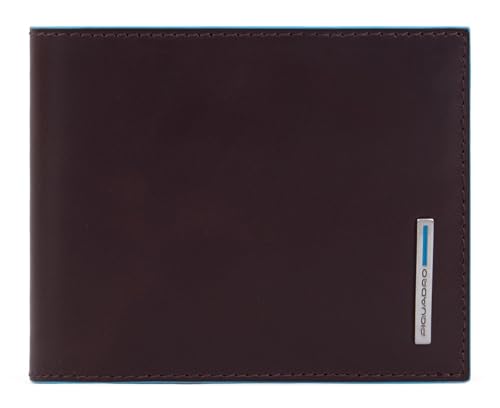 Piquadro Blue Square Wallet with Coin Case Purple/Blue von Piquadro