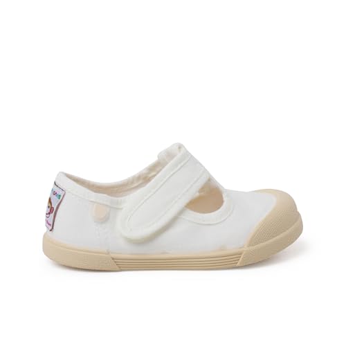 pepitos barefoot lona blanditos Pisamonas talla 22 en color blanco von Pisamonas