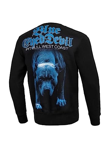 Pit Bull West Coast Sweatshirt Blue Eyed Devil 21 Schwarz XXL von Pitbull