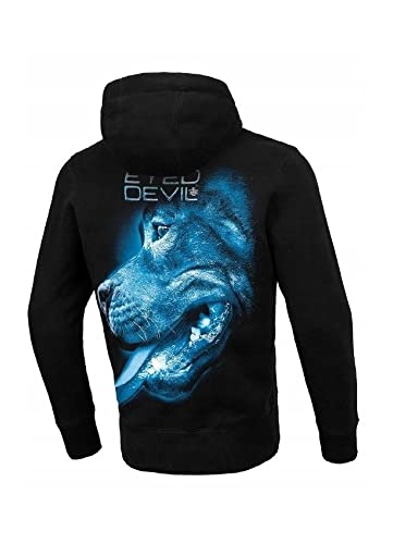 Pit Bull West Coast Hoodie Blue Eyed Devil X Schwarz XXL von Pitbull