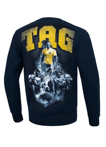 Pitbull Herren Pullover Rugby Team Arka Gdynia Pit Bull West Coast Sweatshirt für Männer Tag 2023 L von Pitbull