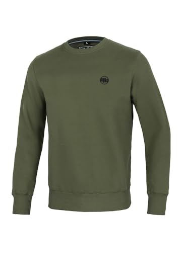 Pitbull - Herren Pullover Small Logo, Crewneck Sweatshirt Herren, Männer Pullover, Komfortabel Baumwoll-Sweatshirts für Herren, Herren Blouson - XL Pitbull - Herren Pullover Small Logo, Crewneck Sweatshirt Herren, Männer Pullover, Komfortabel Baumwoll-Sweatshirts für Herren, Herren Blouson - XL von PITBULL