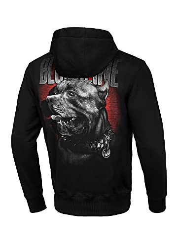 Pitbull Herren Sweatshirt mit Kapuze Pit Bull West Coast Hoodie Bloodline L von Pitbull