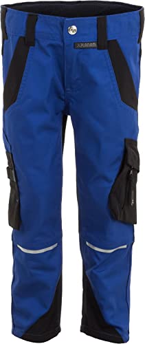 Planam Norit Kinder Junior Bundhose Kornblau schwarz Modell 6542 Größe 122/128 von Planam